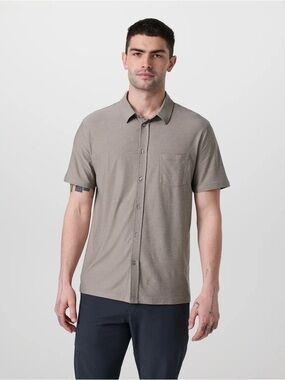 Men's Vuori Strato Short-Sleeve Button-Up